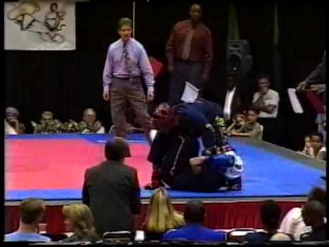 Jason Tankson-Bourelly vs Manny Reyes Jr 2000 Bluegrass Nationals Karate Tournament
