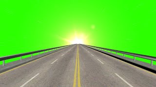 Driving on the Road #1 / Green Screen - Chroma Key