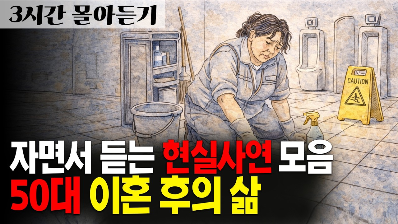 잠 못드는밤.50대 이혼녀사연 몰아듣기