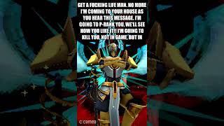 I paid Gabriel&#39;s voice actor to yell at my friend for 50 seconds