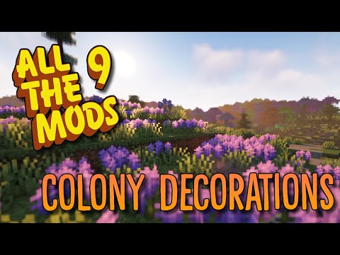 Sjin - Minecraft All The Mods 9 - #18 MINECOLONIES new Decorations!