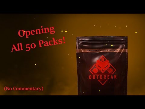 Opening all 50 Outbreak Packs!! (No Commentary) - Rainbow Six: Siege