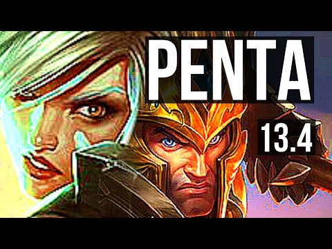 RIVEN vs J4 (TOP) | Penta, 1.6M mastery, Legendary, 600+ games | EUW Master | 13.4