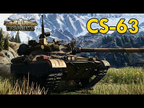 CS-63, 10K Damage, 5 Kills, Master Class, Mountain Pass - World of Tanks