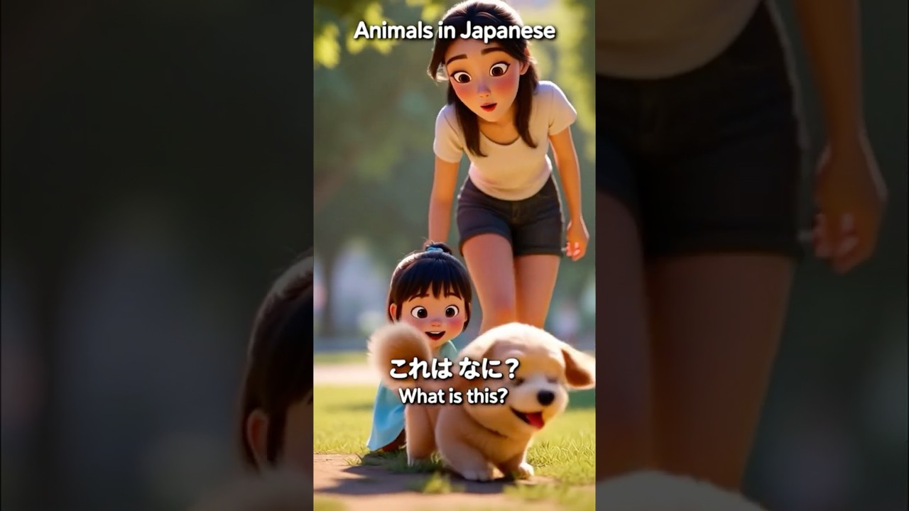 ANIMALS - 動物 #shortsviral #learnjapanese #hoctiengnhat #cartoon #cute  #japaneseforkids