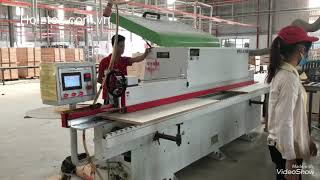 Máy dán cạnh, máy dán chỉ nhựa PVC, dán chỉ veneer PRO 610