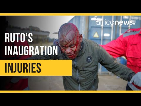 肯亞總統魯托宣誓就職 數萬人湧會場釀推擠受傷