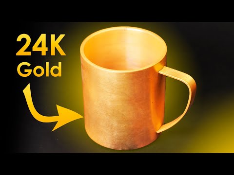 Making a GOLDEN CUP FROM OLD JEWELRY!
