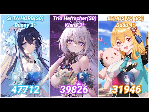 MA EX: SSS Wardens of Tower (47712); SSS Mysticism (39826); DXY (31946) - Honkai 6.9 Week 4