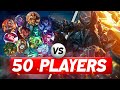Das ERSTE 1 GEGEN 50 IN LEAGUE OF LEGENDS