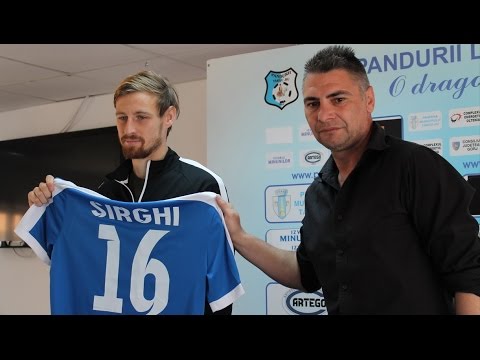PANDURII TV / CONFERINŢĂ DE PRESĂ PANDURII TÂRGU JIU: PREZENTARE OFICIALĂ CRISTIAN SÎRGHI