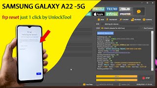 Samsung Galaxy A22 (5G) FRP Reset By UnlockTool