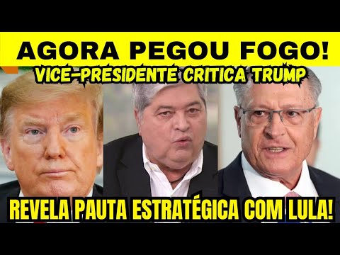 💣CLIMA DE CONFRONTO! VICE-PRESIDENTE REAGE A TRUMP E  REVELA PAUTA ESTRATÉGICA COM LULA!🔥