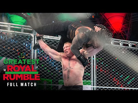 FULL MATCH: Brock Lesnar vs. Roman Reigns | Universal Title Steel Cage Match: Greatest Royal Rumble
