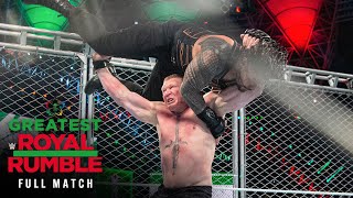 Download lagu FULL MATCH: Brock Lesnar vs. Roman Reigns | Universal Title Steel Cage Match: Greatest Royal Rumble mp3