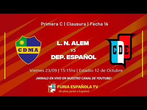 LN ALEM vs DEPORTIVO ESPAÑOL  | Primera C - Fecha 16