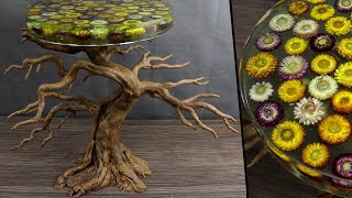 How to Make a Nature Inspired Coffee Table.