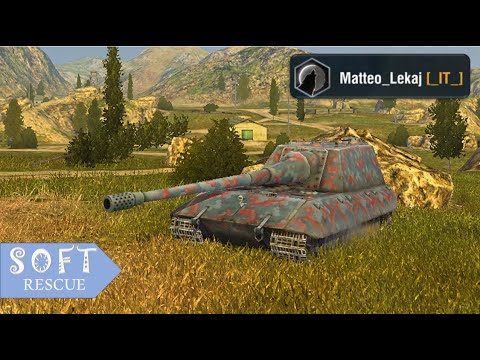 Jg.Pz. E100: 7200 Damage , 3 Frags - WOT BLITZ -