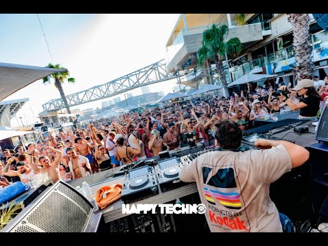Shitake Happy Techno GoBeach Club Barcelona 15/08/2023 4k videoset