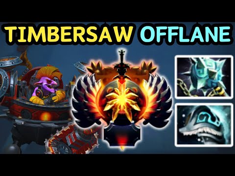 🔥 22 KILL !!! TIMBERSAW OFFLANE | PURE DAMAGE, PURE TANK 🔥