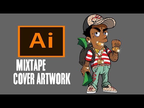 Mixtape Cover Artwork - Adobe Illustrator Speedart