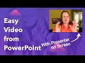 Convert PowerPoint Presentation to video on mac (with presenter visible)