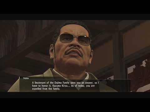 Yakuza 0 - Chapter 1: Sohei Dojima "As Of Today You Are Expelled" Kazuma Kiryu Cutscene (2020)