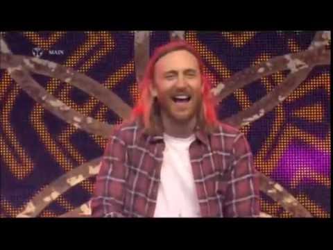David Guetta playing Phatt Bass 2016 at Tommorowland's Mainstage 2016 Belgium