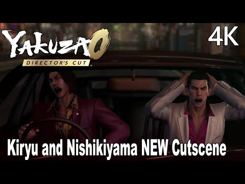 Kiryu and Nishikiyama NEW Cutscene Yakuza 0 Director's Cut English Dub 4K