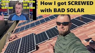 How I got Screwed with FAKE 100W solar panels from Amazon by Eco-Worthy (more like Scam-Worthy)