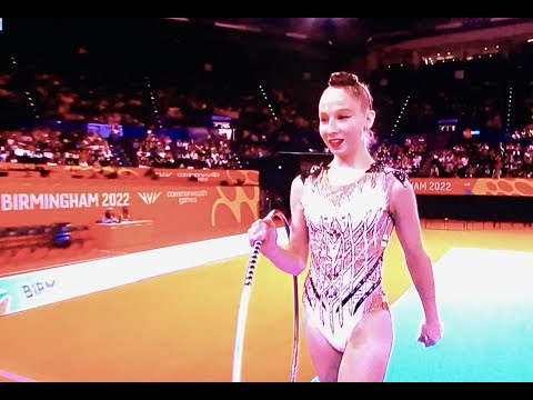 Women's Rhythmic Gymnastics - TV excerpts from the 2022 Commonwealth Games in Birmingham - finals
