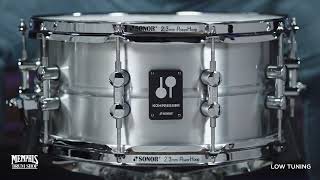 Video thumbnail for Sonor 14x6.5 Kompressor Series Aluminum Snare Drum (KS-1465-SDA) by Memphis Drum Shop