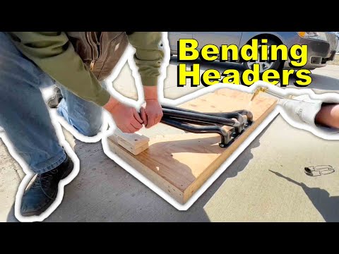 Bending Headers With Oxy Acetylene Torch | The Meano Camino