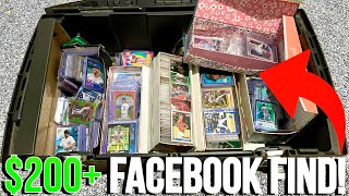 MASSIVE BASEBALL CARDS COLLECTION FOUND ON FACEBOOK FOR ONLY $200!