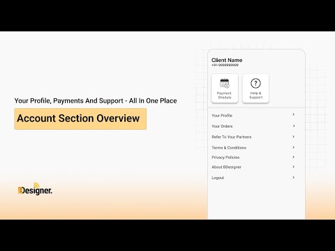 Account Section Overview