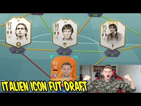 Alle ITALIEN ICONS mit in unser Team nehmen! Neuer Rekord? - Fifa 19 Fut Draft Ultimate Team
