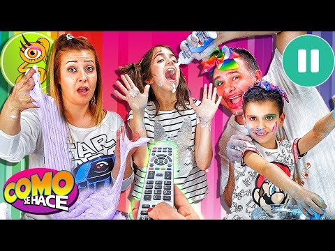 CHICOS vs CHICAS en SLIME PAUSA CHALLENGE con CÓMO SE HACE!