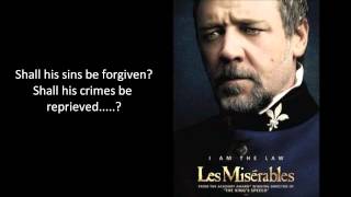 Les Miserables Javert&#39;s Suicide Russell Crowe Lyrics