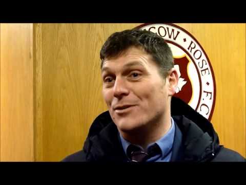 Linlithgow Rose v Kelty HEarts - 06/12/2014 - Interview