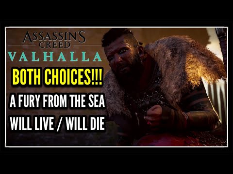 Assassin's Creed Valhalla Both Choices in A Fury from the Sea Main Mission (Rued Both Choices)