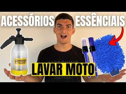 6 Acessórios que Você Precisa para Lavar sua Moto em Casa Como um Profissional!