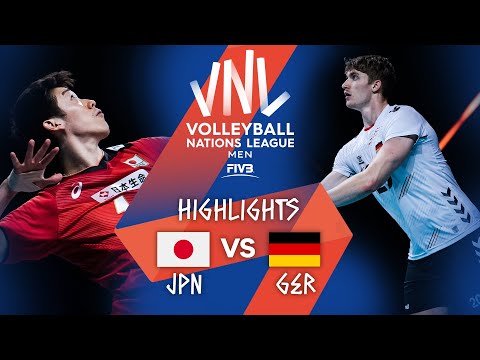 JPN vs. GER - Highlights Week 4 | Men's VNL 2021