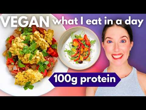 What I eat in a day as a vegan to reach 100g protein! ๐ช๐ผ High protein vegan meals
