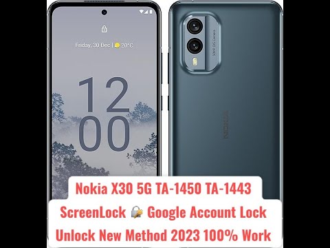 Nokia X30 5G TA-1450 TA-1443  PIN PASSWAD UNLOCK Hard Reset 2023