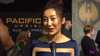 Lily Ji at the 'Pacific Rim' UPRISING Global Premiere Hollywood video