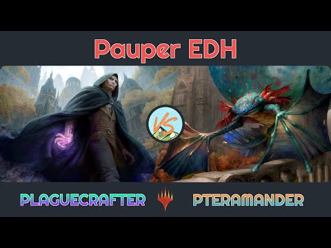 Plaguecrafter vs. Pteramander - Pauper Duel Commander EDH/1v1