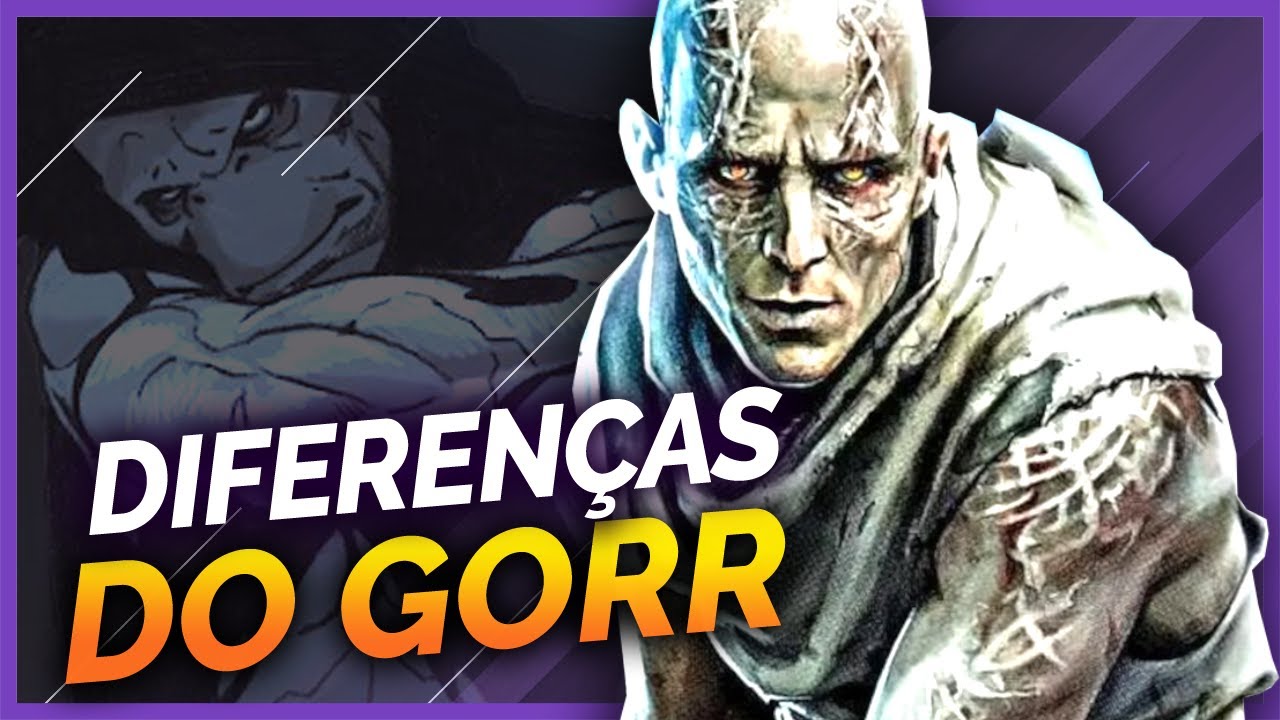 10 DIFERENÇAS DO GORR DO CINEMA PARA O DOS QUADRINHOS