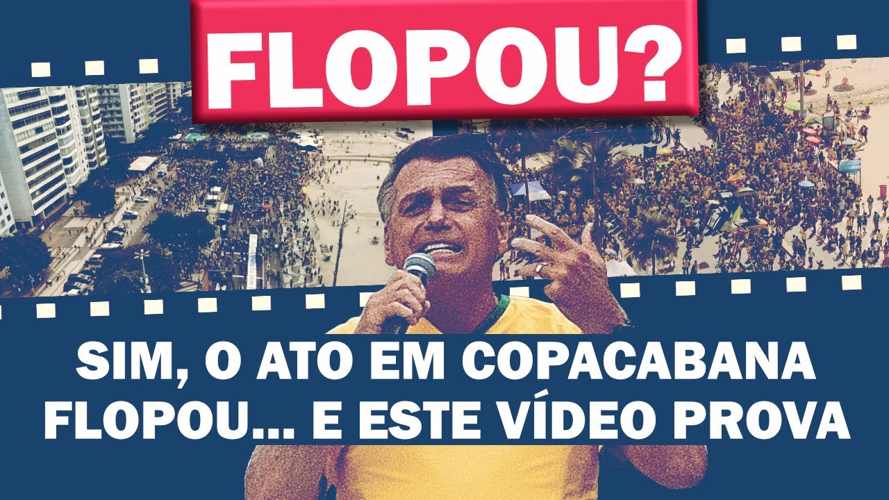 DESESPERADO, BOLSONARO PRECISAVA DE 1 MILHÃO EM COPACABANA; NÃO CONSEGUIU 2% DISSO... | Cortes 247