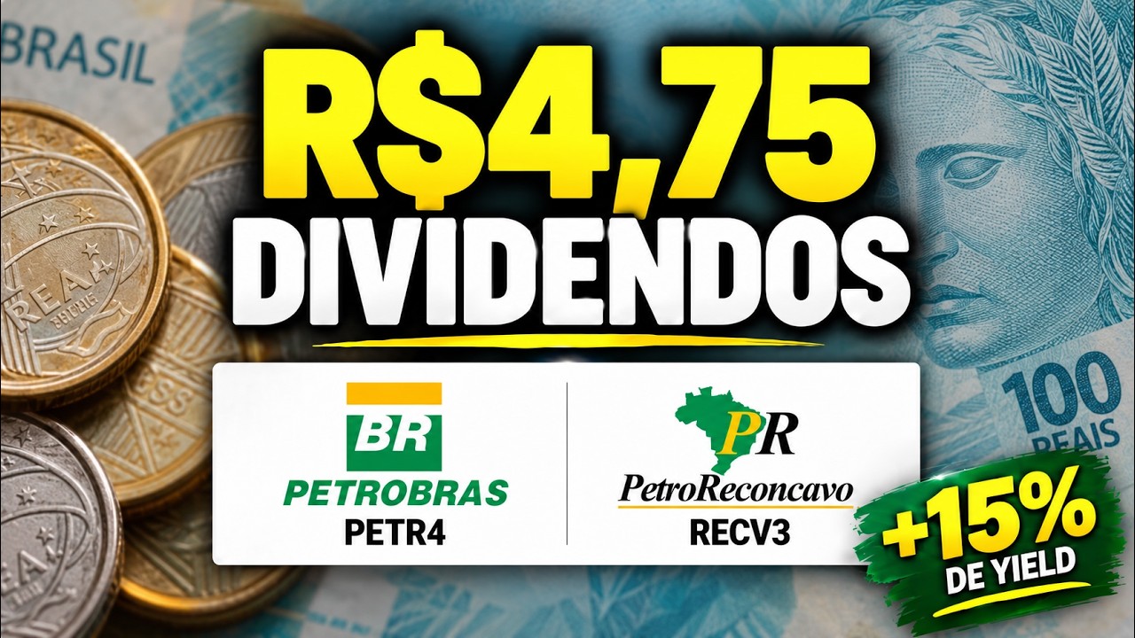 PETROBRAS A R$ 50: FICOU CARA OU É OPORTUNIDADE? 15% de DIVIDEND YIELD RECV3 VALE A PENA? PETR4