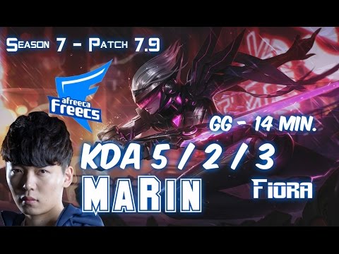 AFs MaRin FIORA vs FIZZ Top - Patch 7.9 KR Ranked